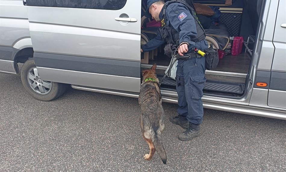 Záchyt cigaret na D1